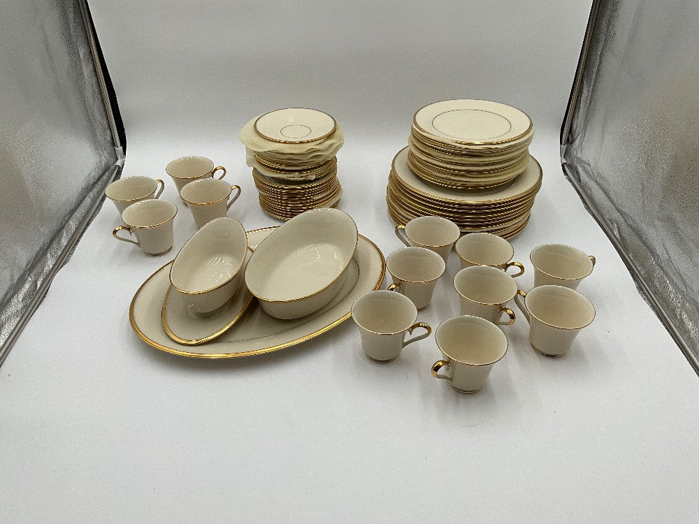 Lenox Eternal 12 Place Setting Dish Set